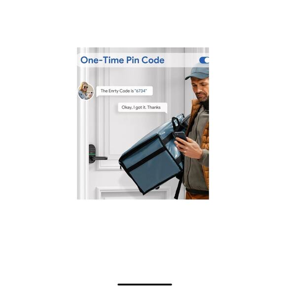 Smart Keypad Door Lock with Handle Keyless Entry Door Lock for Front Door - E... - Picture 4 of 8